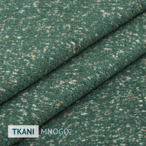 Фото ткани велюра “73” (однотонный зеленый)