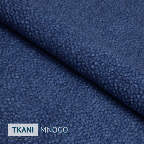 Фото фактуры велюра “77” (узор синий)