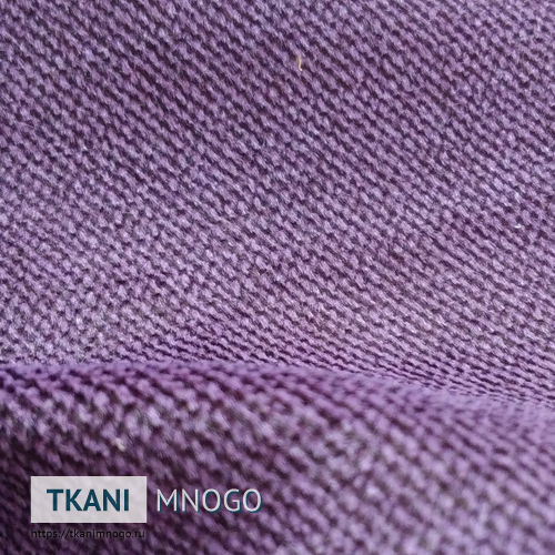 Фото внешнего вида велюра “EL-16” (однотонный фиолетовый)