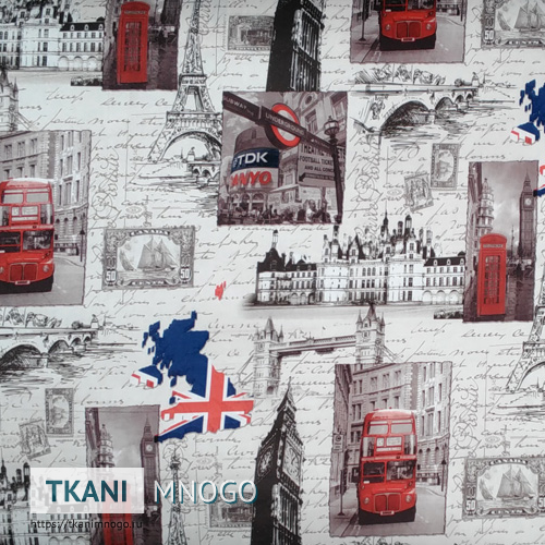 Фото рисунка микровелюра “H34-1 (4075-3)” город.