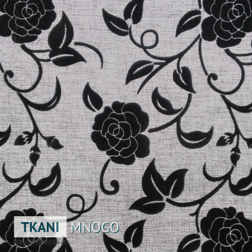 Фото обивочной 258-1 (серый) крупным планом