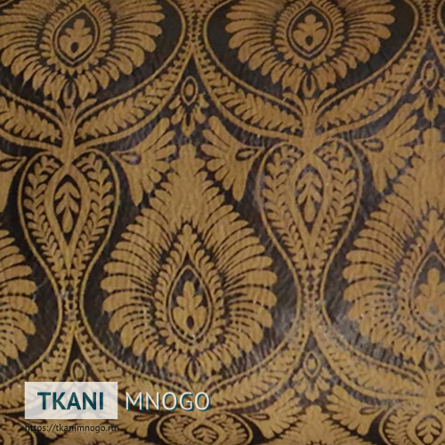 Фото материала Арбореал 823-3(арт.) - коричневый вензель. Производитель Китай. Замша - внешний вид.